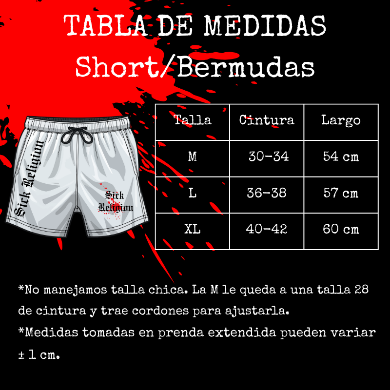 Morbid Angel Bermuda/Short Negro