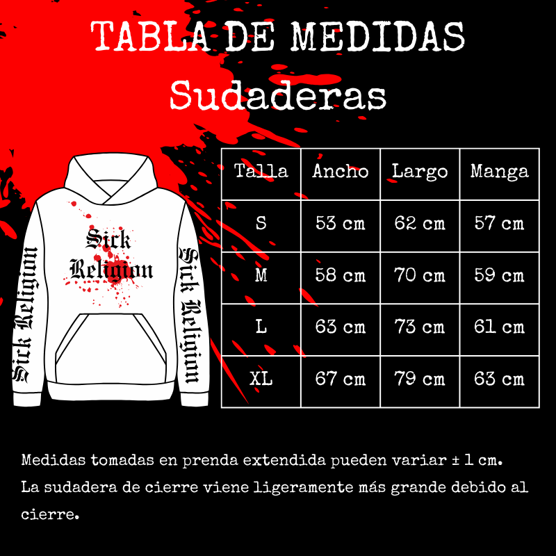 Sargeist - Disciple Of The Heinous Path Sudadera Cerrada