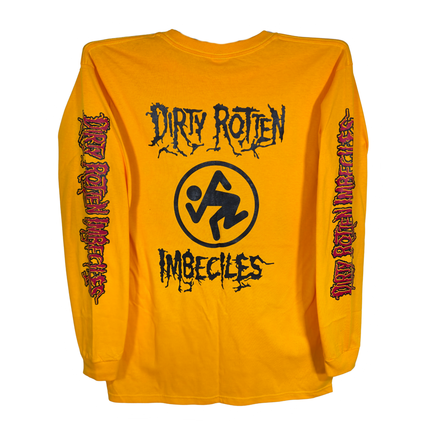 D.R.I. - Thrash Zone Playera Manga Larga Amarilla