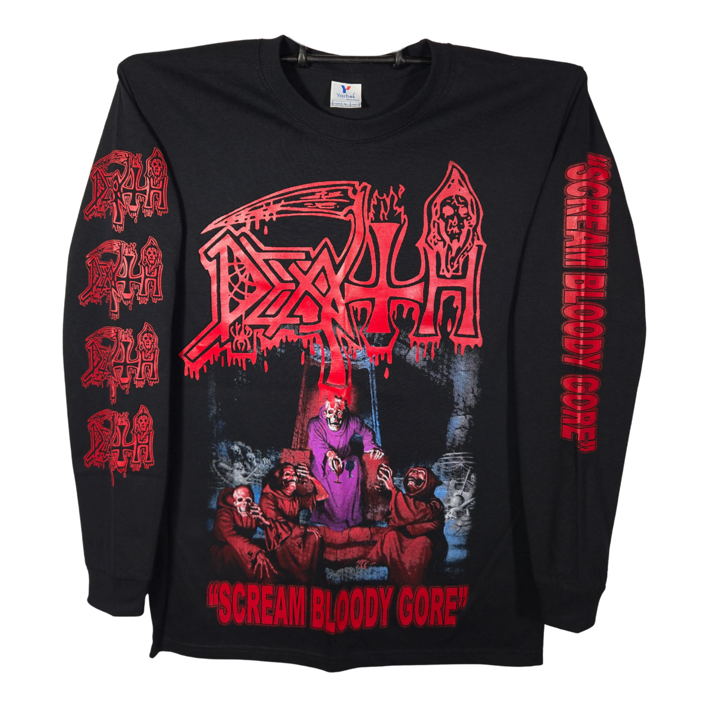 Death - Scream Bloody Gore Playera Manga Larga