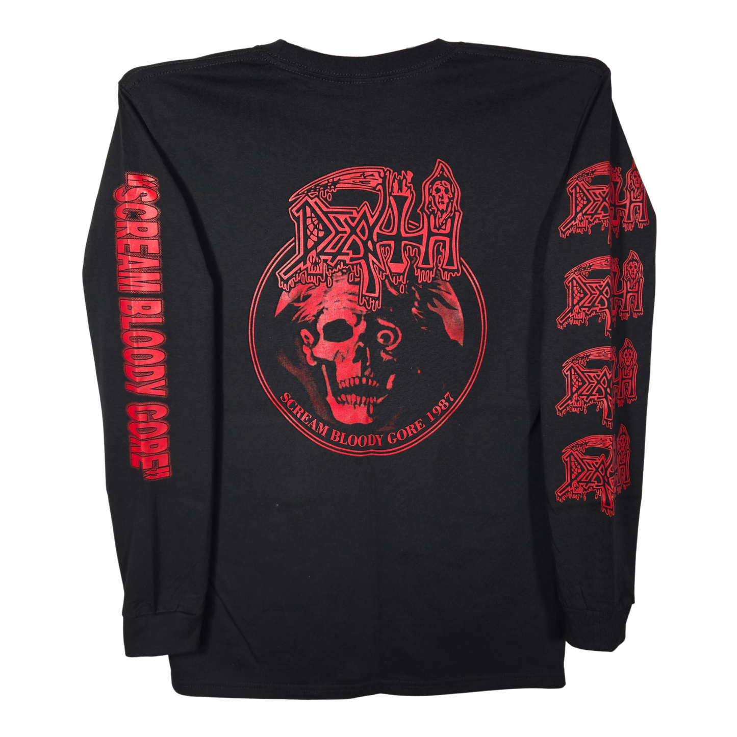 Death - Scream Bloody Gore Playera Manga Larga