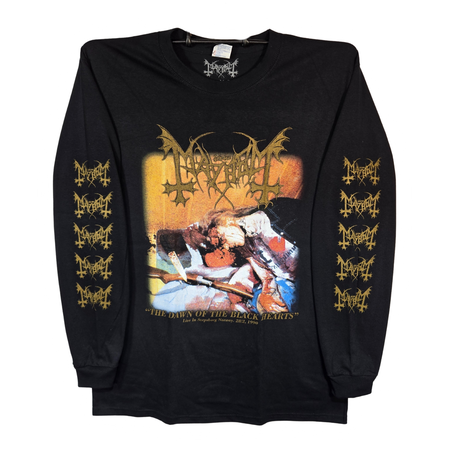 Mayhem - The Dawn Of The Black Hearts Playera Manga Larga