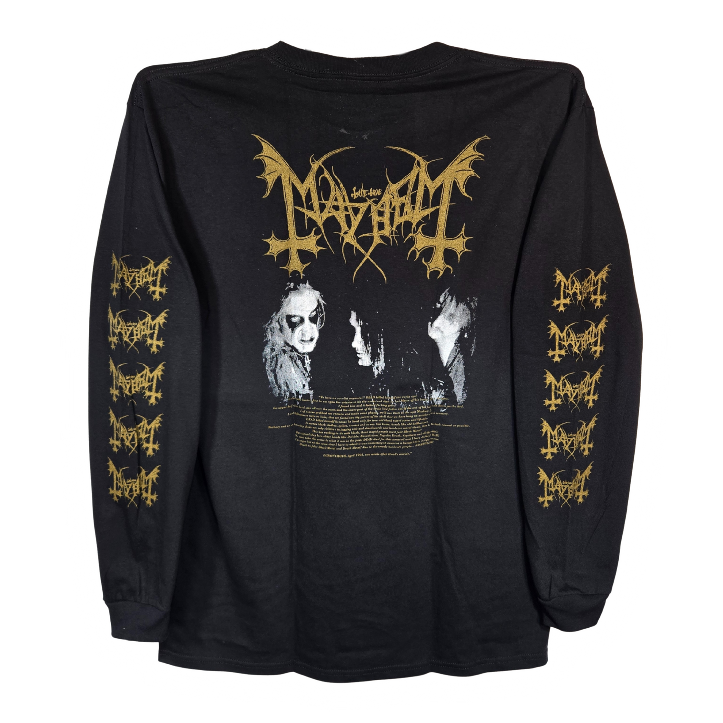 Mayhem - The Dawn Of The Black Hearts Playera Manga Larga