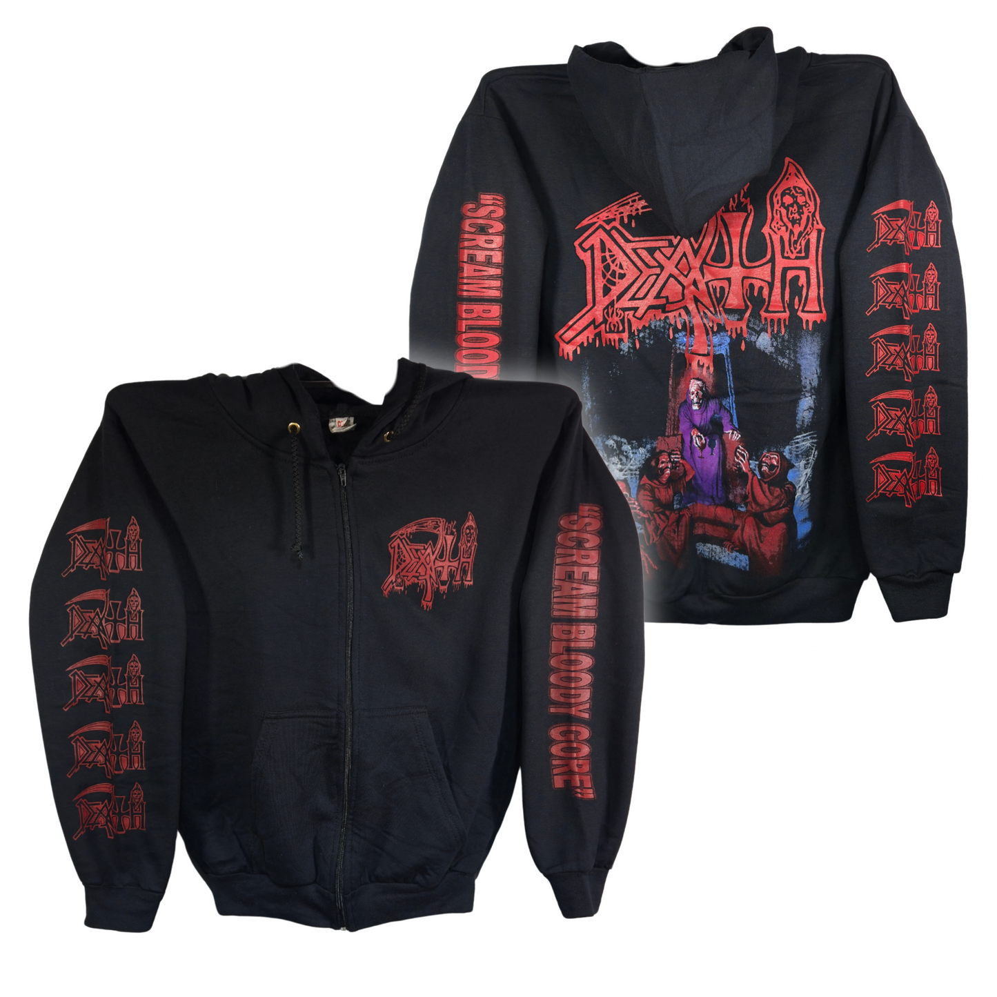 Death - Scream Bloody Gore Sudadera Cierre
