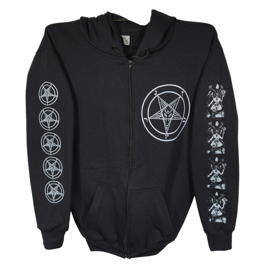 0666 - Baphomet Sudadera Cierre