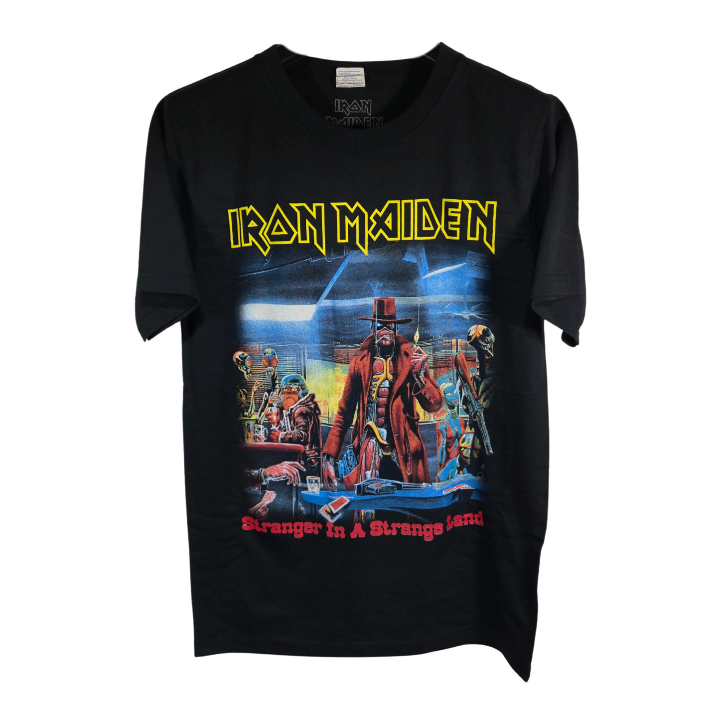 Iron Maiden - Stranger In A Strange Land Playera Manga Corta