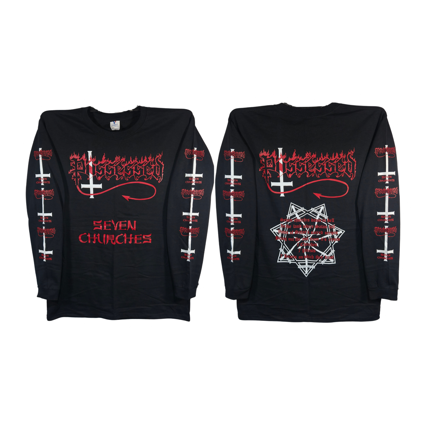 Possessed - Seven Churches Playera Manga Larga
