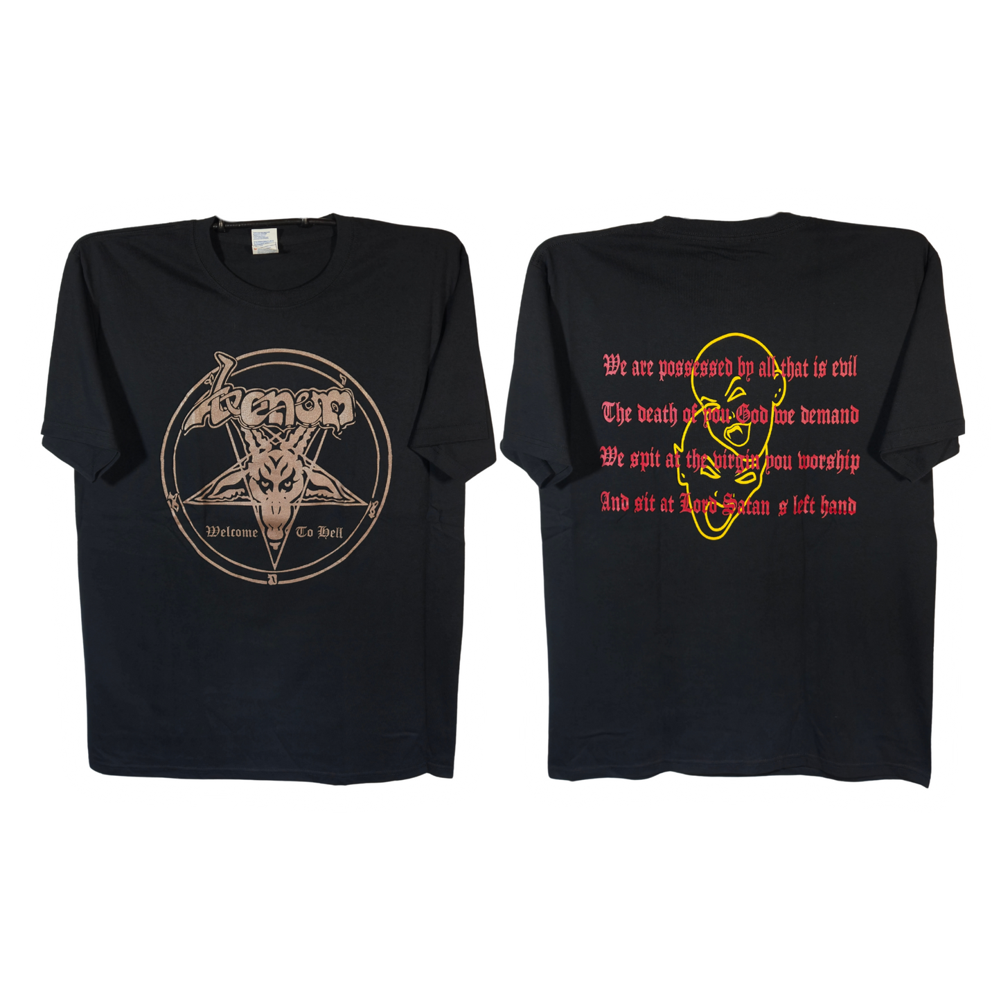 Venom - Welcome To Hell Playera Manga Corta