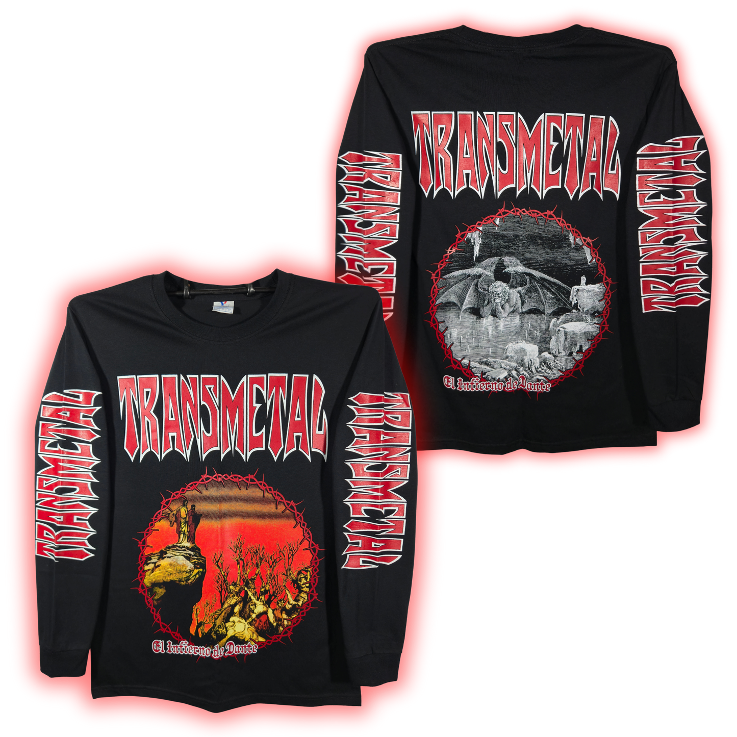 Transmetal - El Infierno De Dante Playera Manga Larga