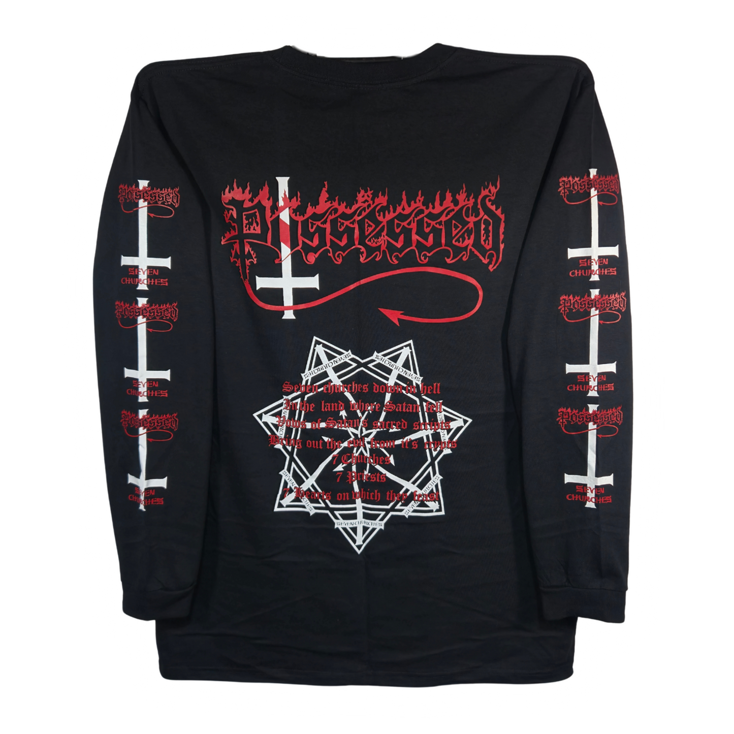 Possessed - Seven Churches Playera Manga Larga
