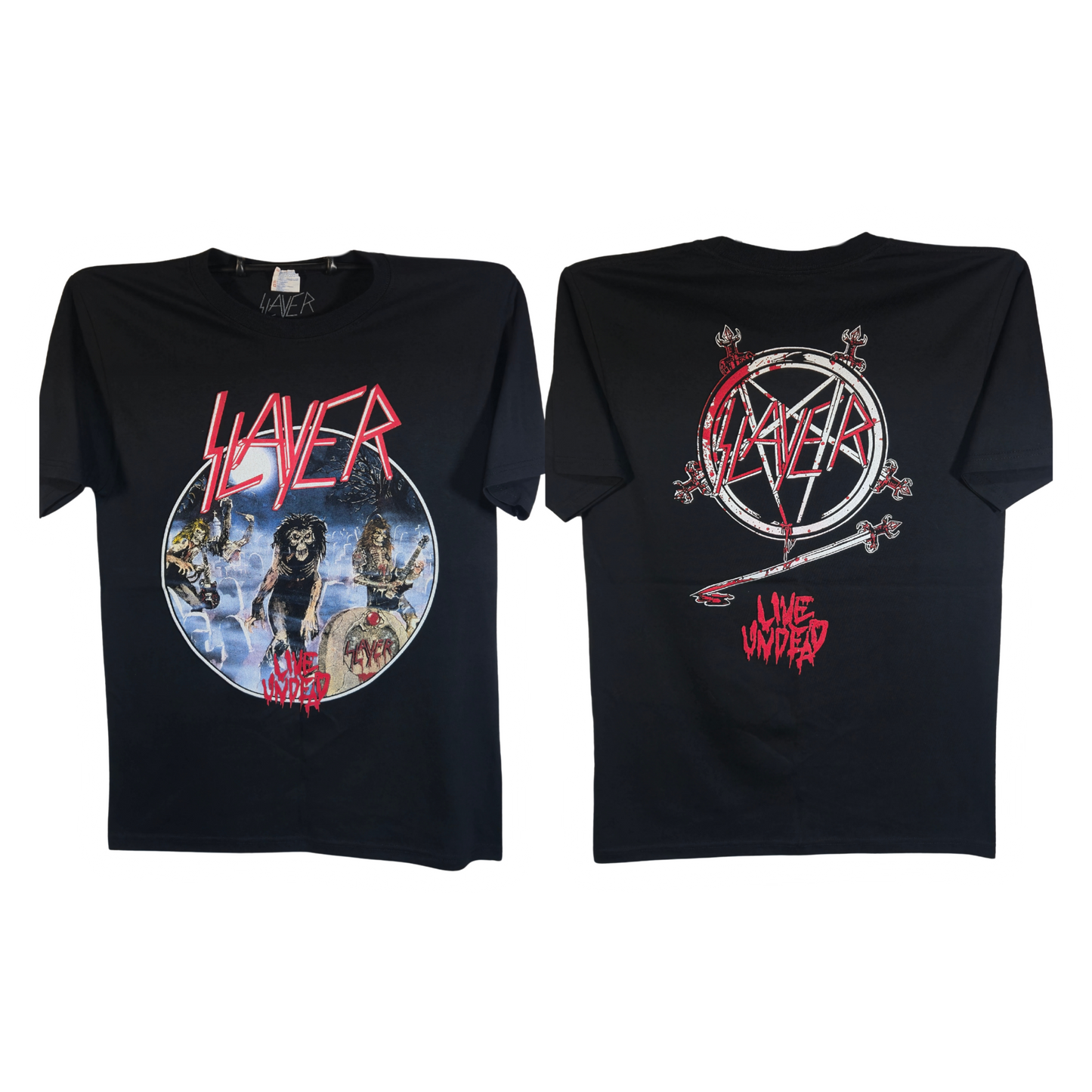 Slayer - Live Undead Playera Manga Corta