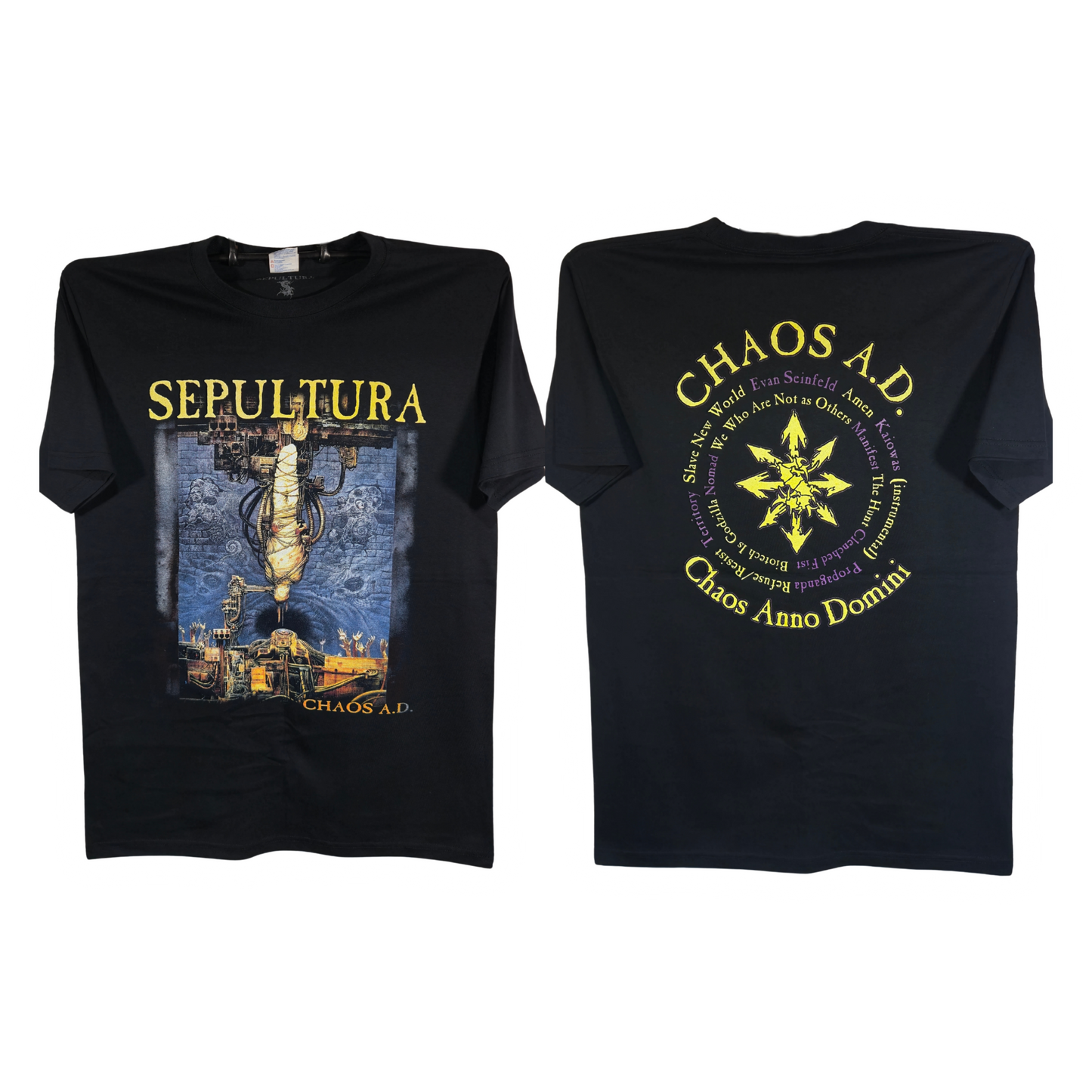 Sepultura - Chaos A.D. Playera Manga Corta