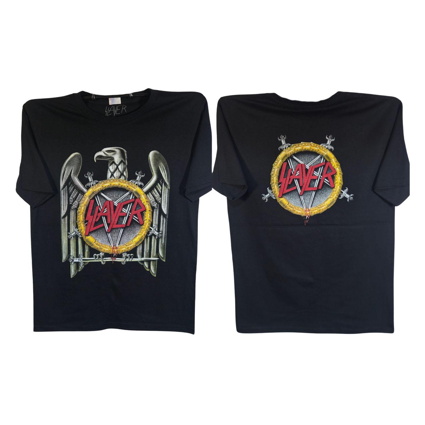 Slayer - Eagle Playera Manga Corta Negra
