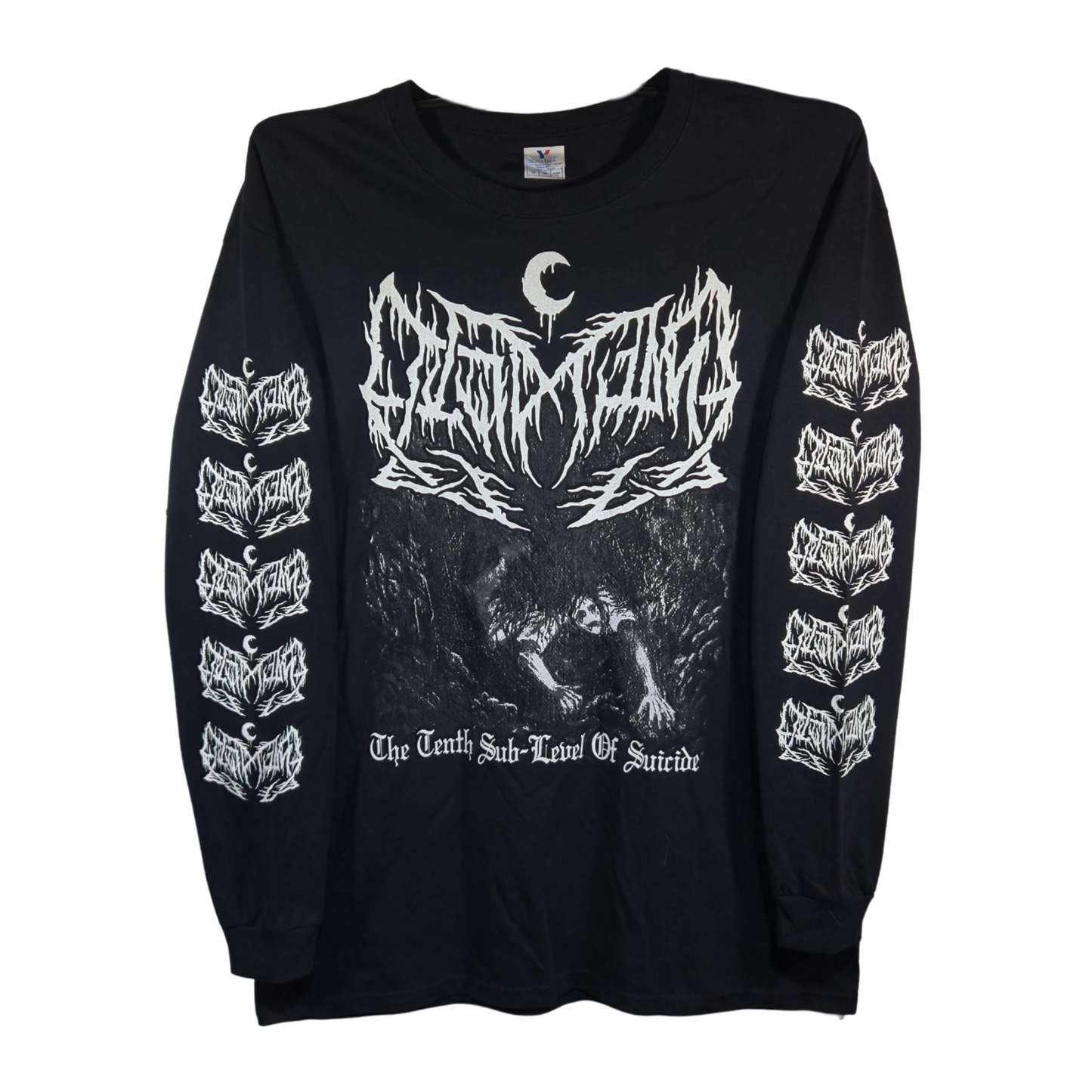 Leviathan - The Thenth Sub Level Of Suicide Playera Manga Larga