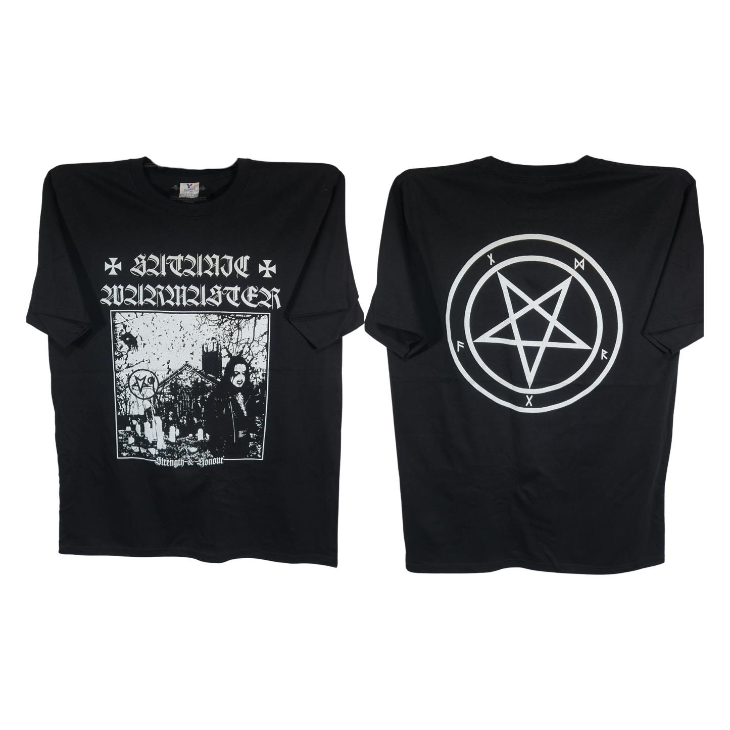 Satanic Warmaster - Strenght & Honour Playera Manga Corta