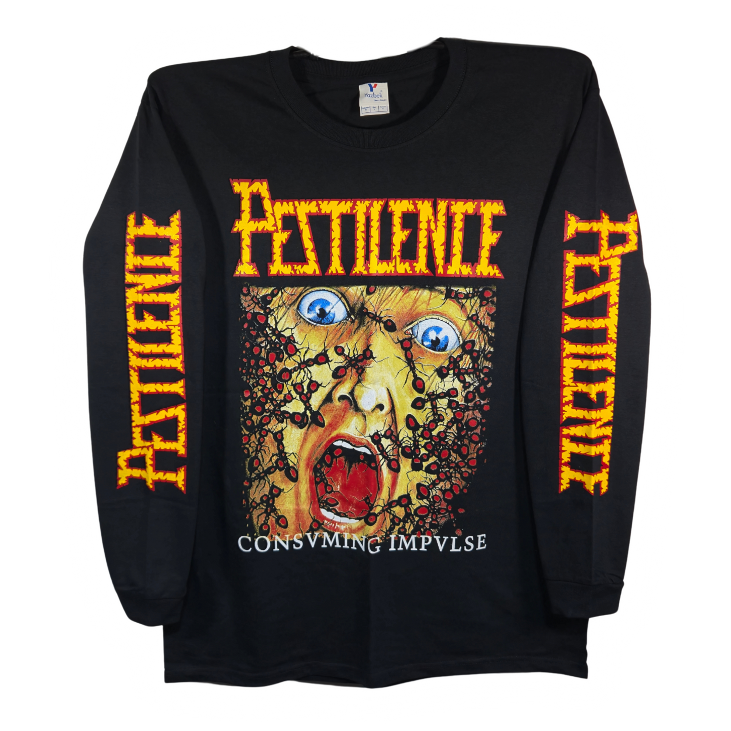 Pestilence - Consvming Impvlse Playera Manga Larga