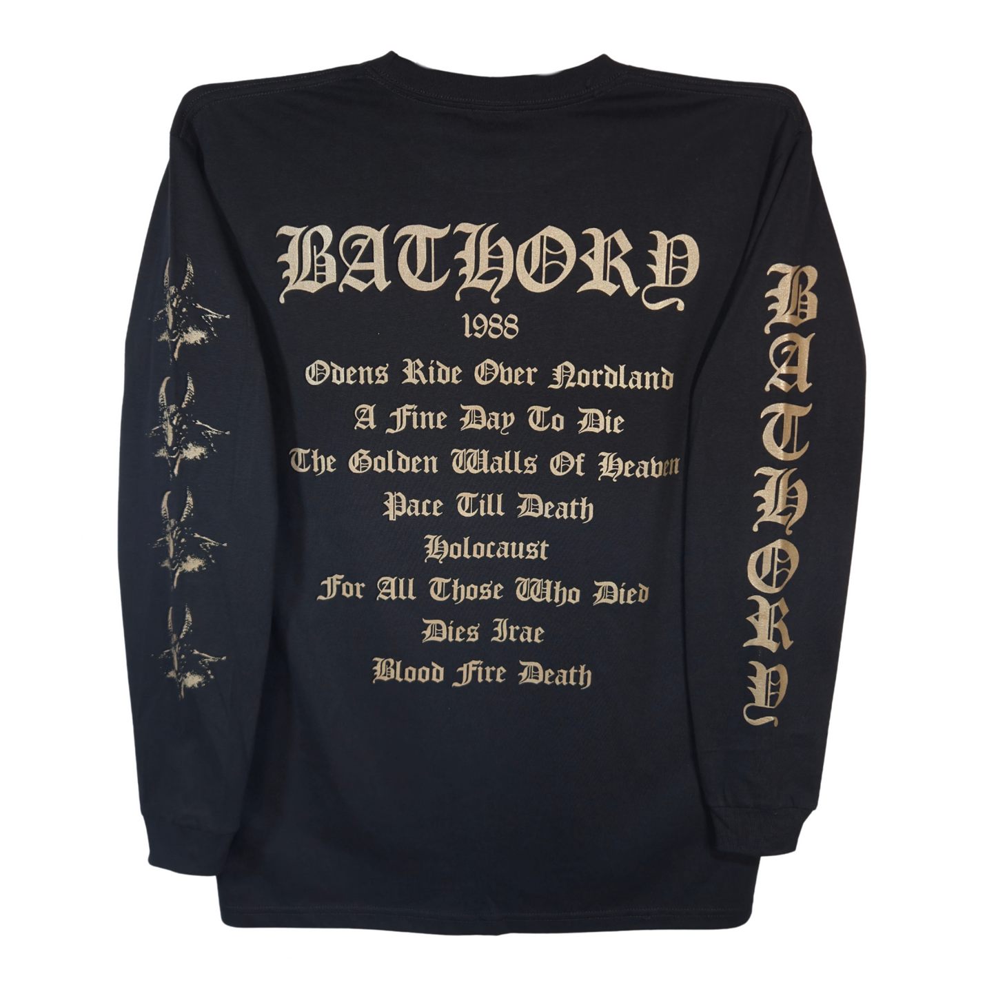 Bathory - Blood, Fire, Death Playera Manga Larga