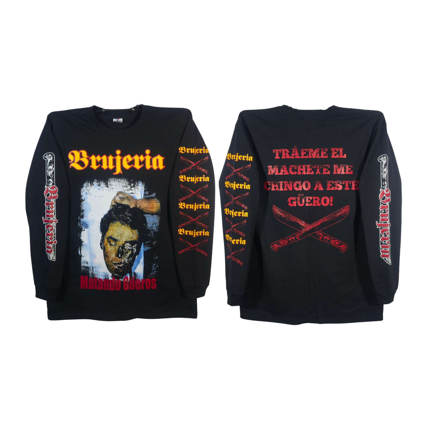 Brujeria - Matando Güeros Playera Manga Larga