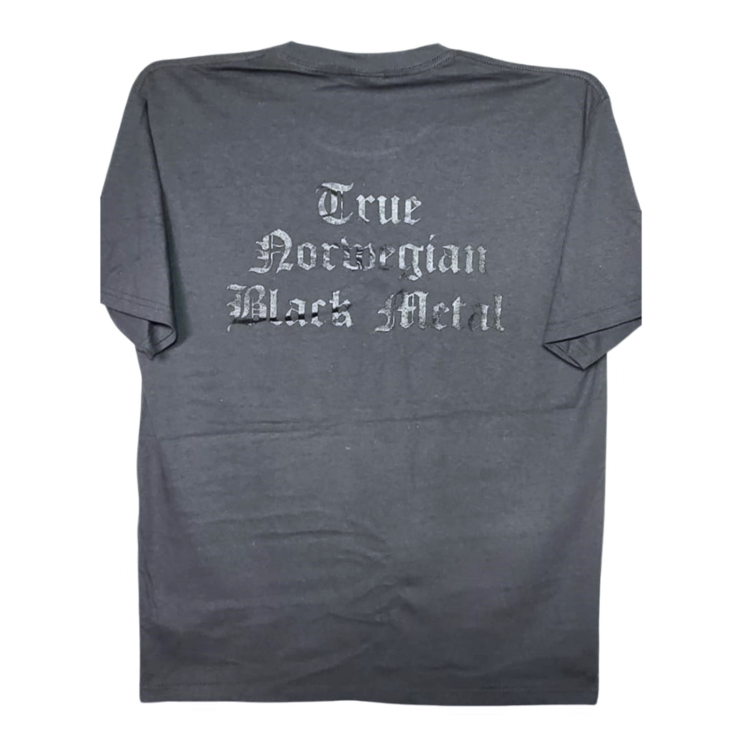 Dark Throne - True Norwegian Black Metal Playera Manga Corta Gris Oscuro
