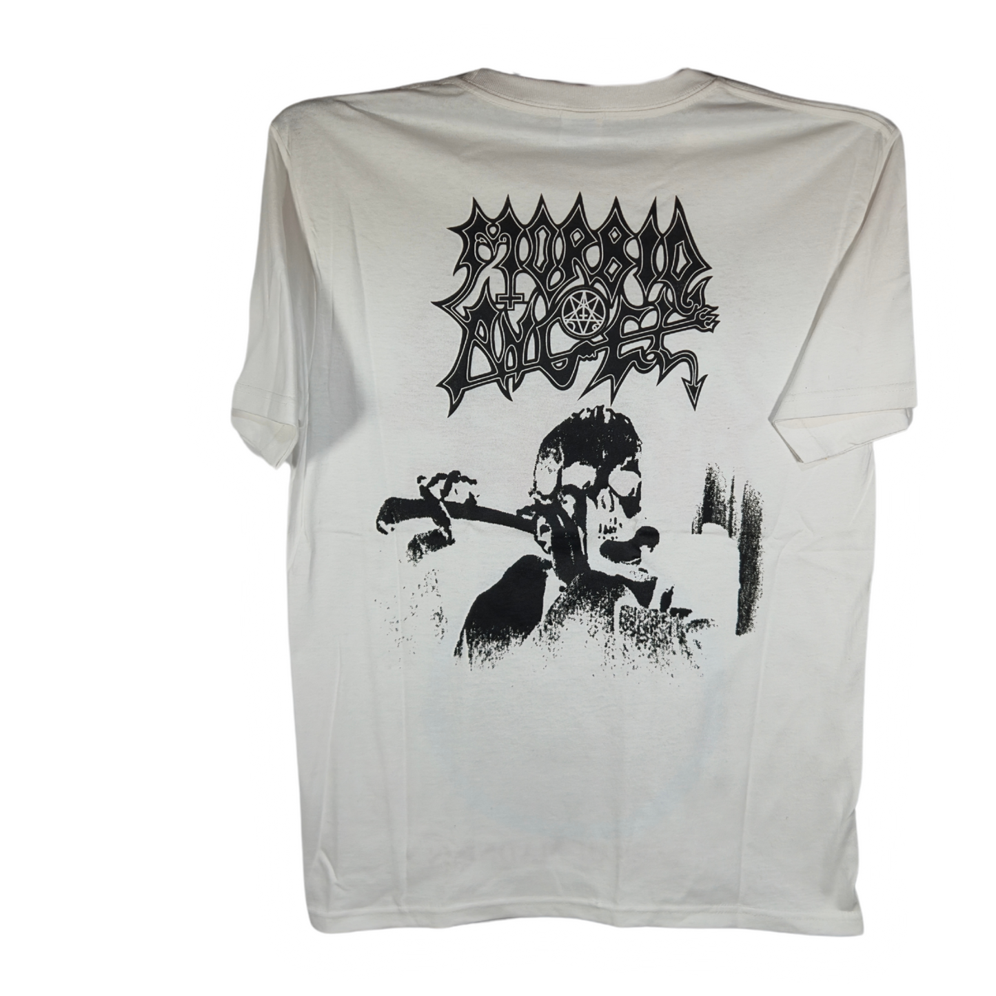 Morbid Angel- Altars Of Madness Playera Manga Corta Blanca