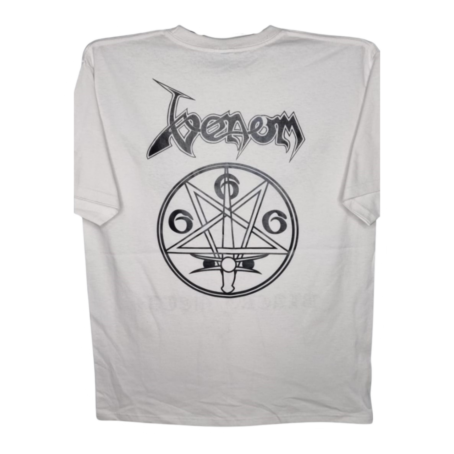 Venom - Black Metal Playera Manga Corta Blanca