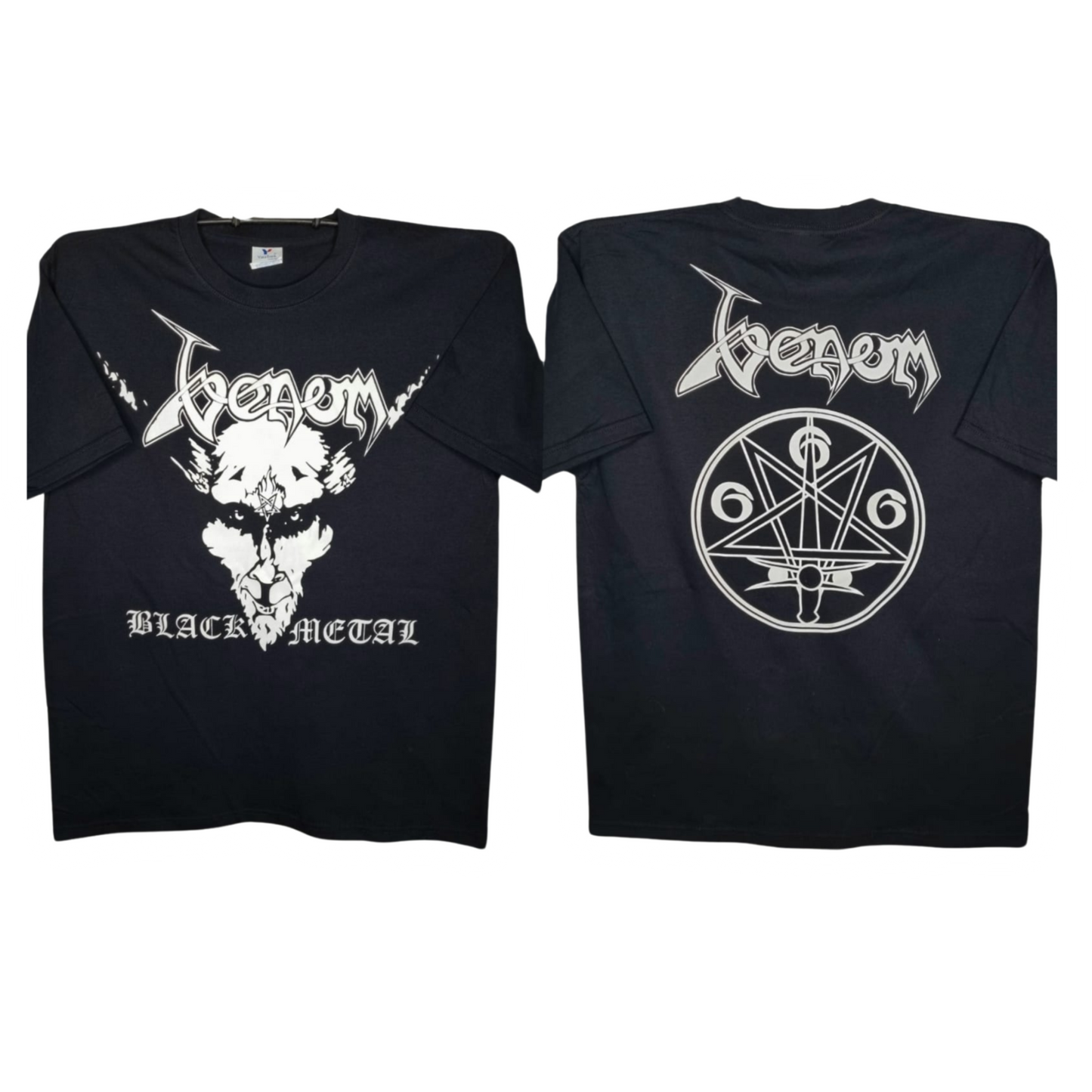 Venom - Black Metal Playera Manga Corta Negra