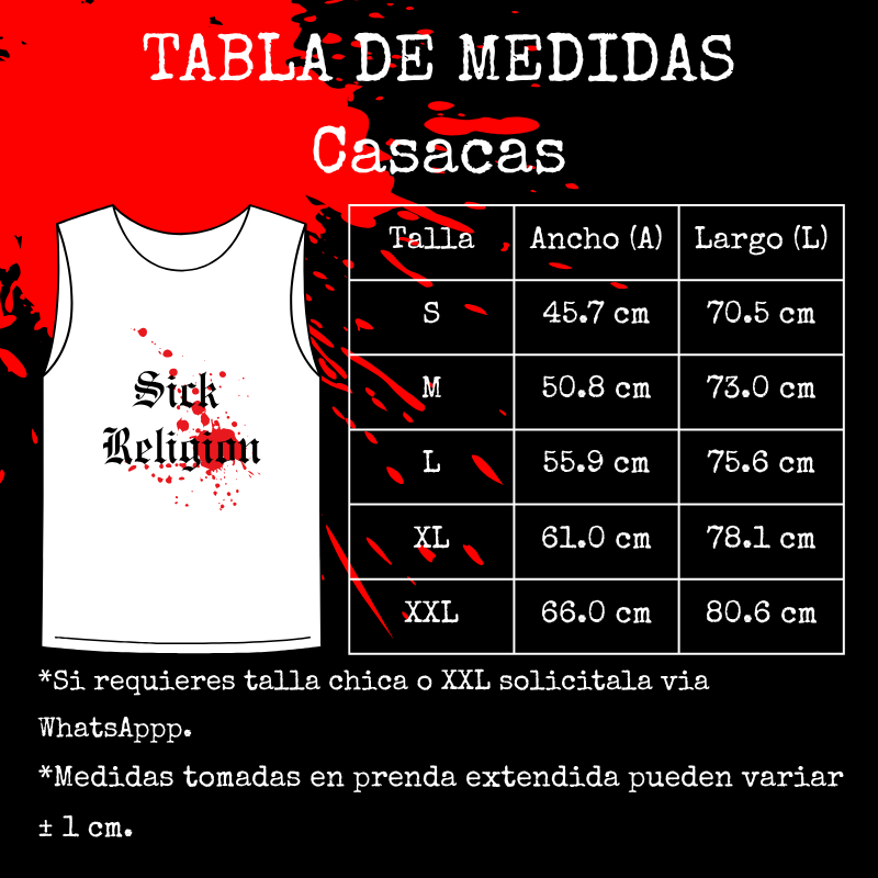 Iron Maiden Casaca Blanca