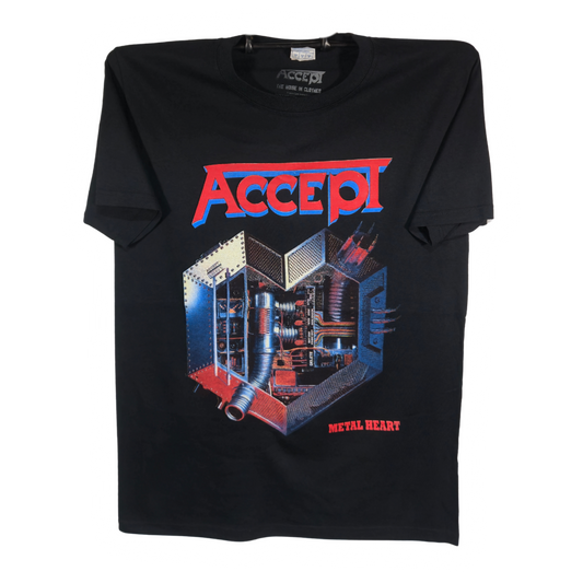 Accept - Metal Heart Playera Manga Corta Negra