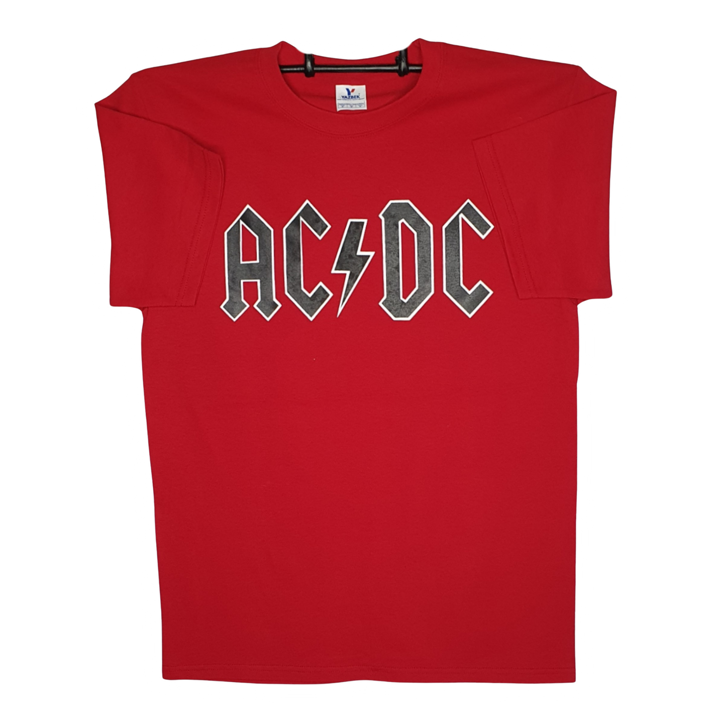 AC-DC Playera Manga Corta Roja