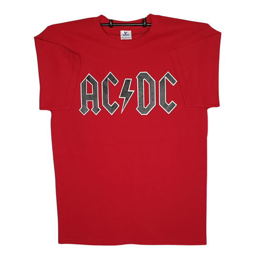 AC-DC Playera Manga Corta Roja