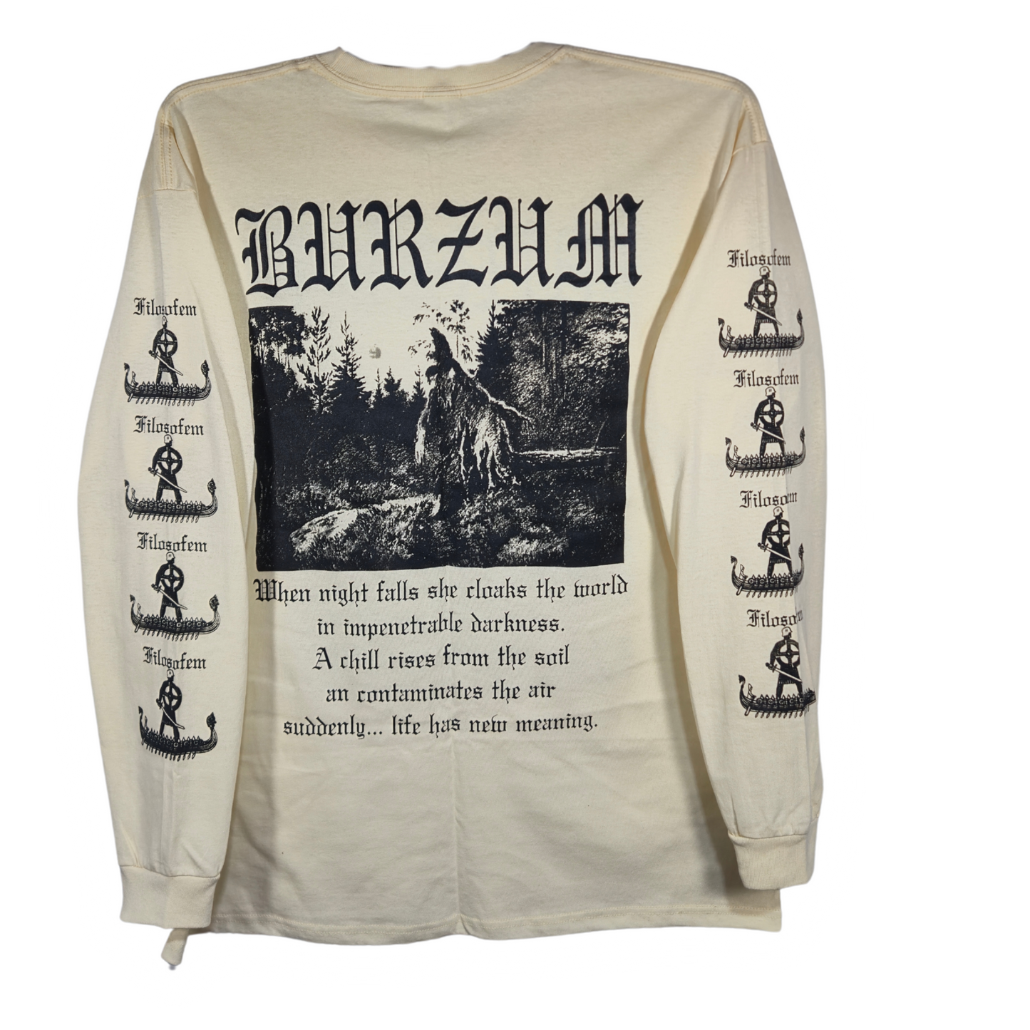 Burzum - Filosofem Playera Manga Larga Arena