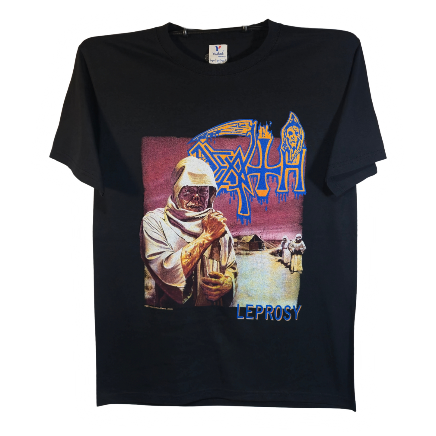 Death - Leprosy Playera Manga Corta Negra