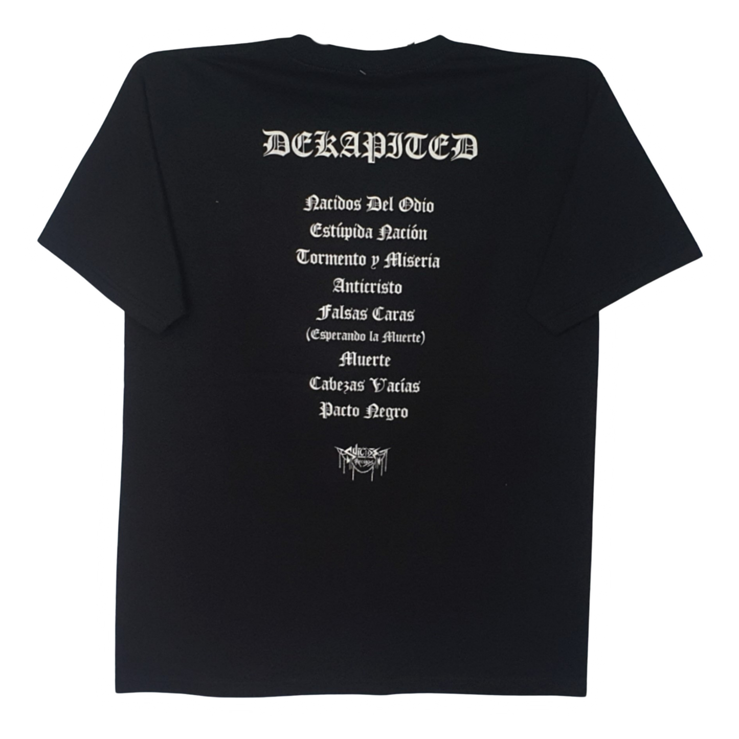 Dekapited - Nacidos Del Odio Playera Oficial Manga Corta