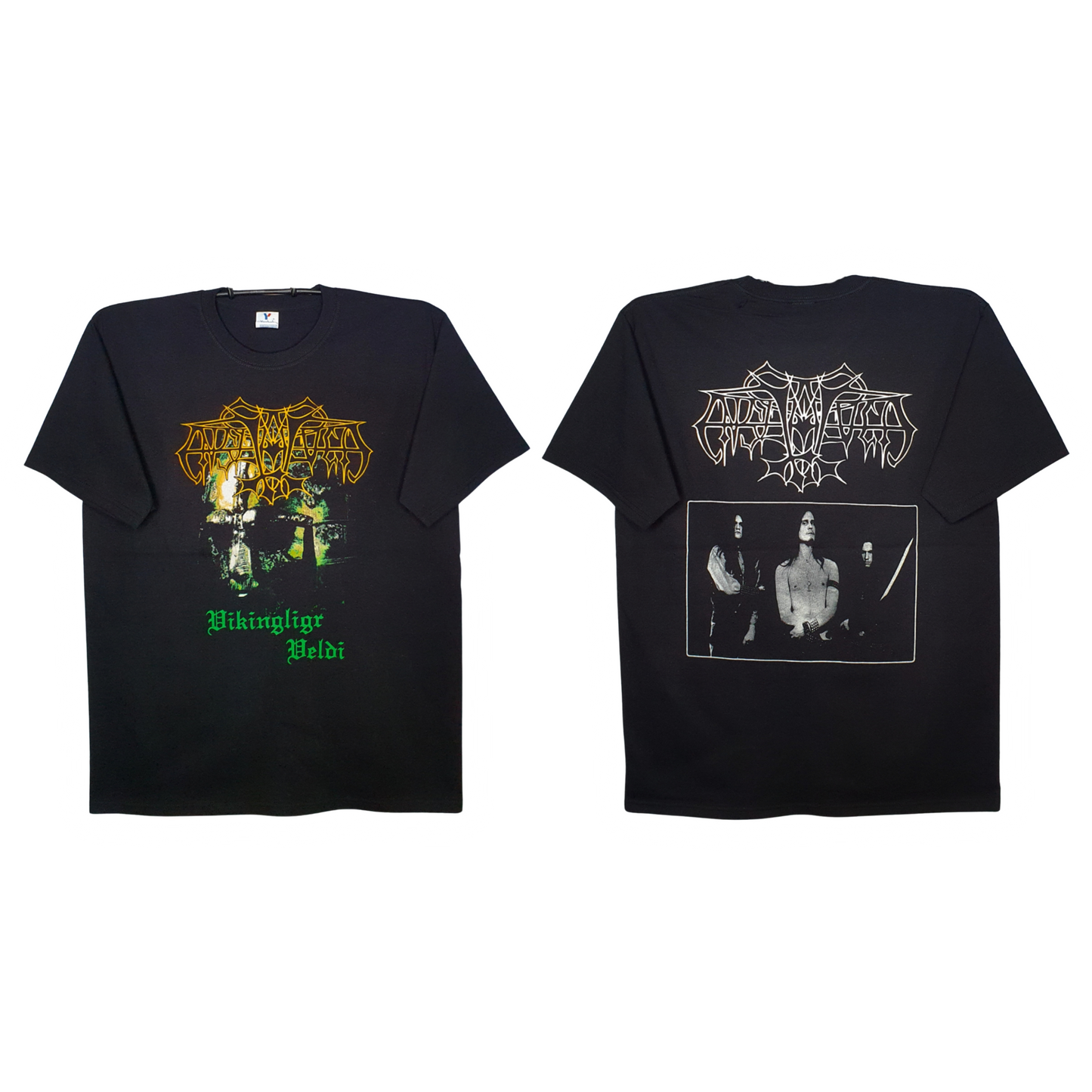 Enslaved - Vikingligr Veldi Playera Manga Corta