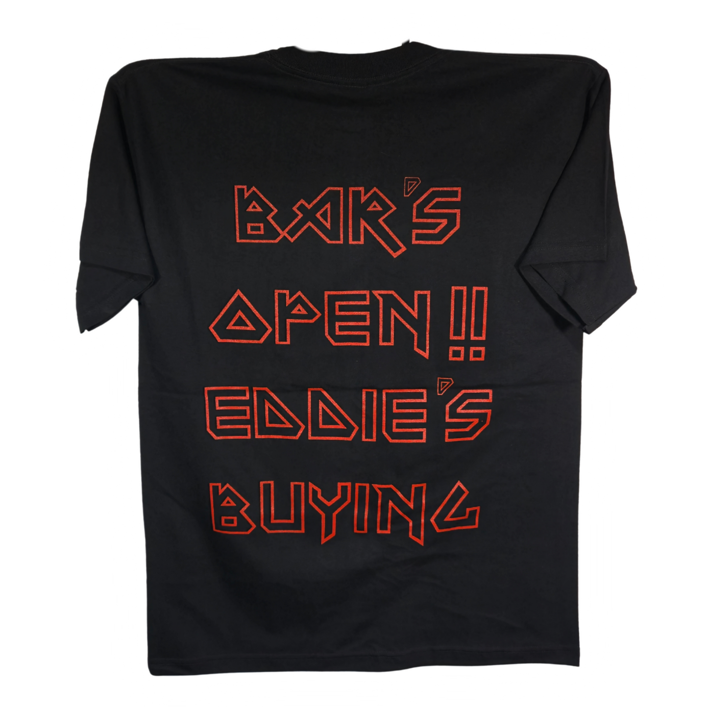 Iron Maiden - Bars Open Eddie Playera Manga Corta