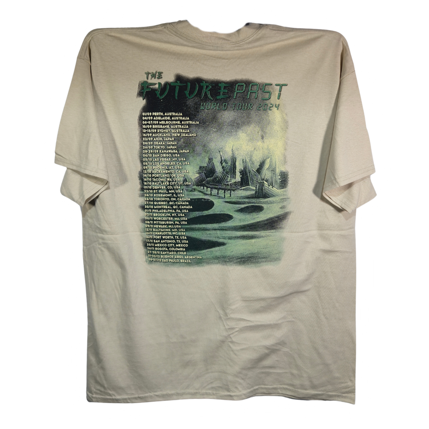 Iron Maiden - The Future Past Playera Manga Corta Arena