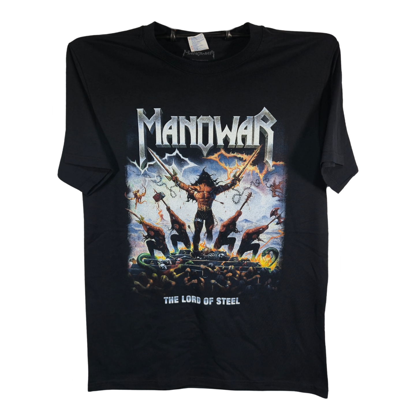 Manowar - The Lord Of Steel Playera Manga Corta