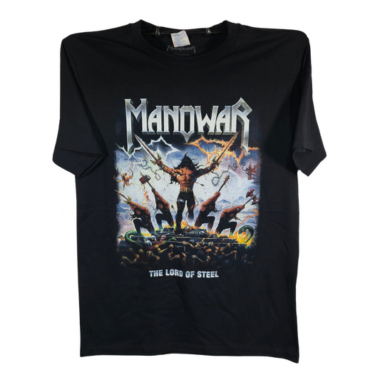 Manowar - The Lord Of Steel Playera Manga Corta