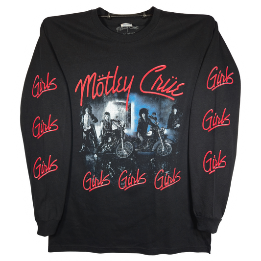 Motley Crue - Girls, Girls, Girls, Playera Manga Larga