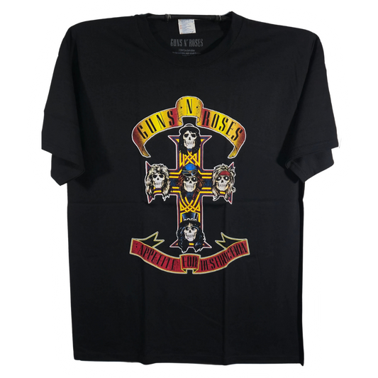 Guns & Roses - Appetite For Destruction I Playera Manga Corta