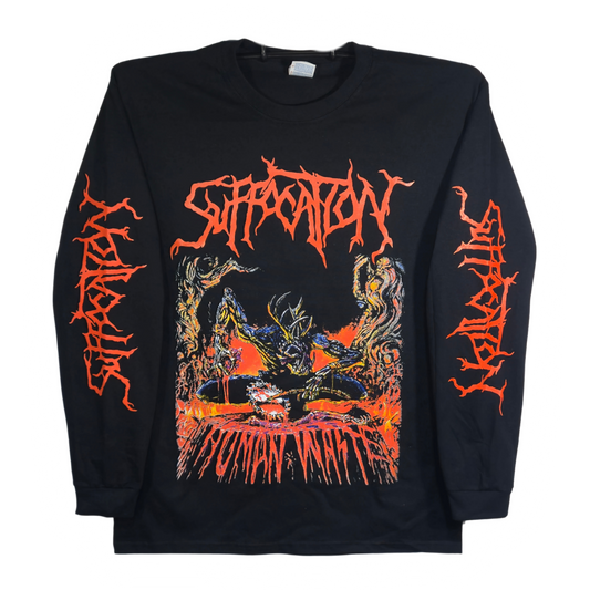 Suffocation - Human Waste Playera Manga Larga