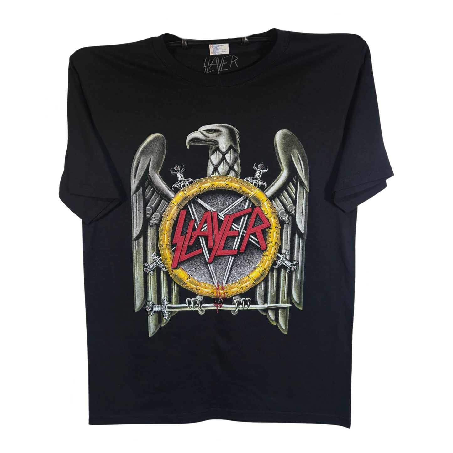 Slayer - Eagle Playera Manga Corta Negra