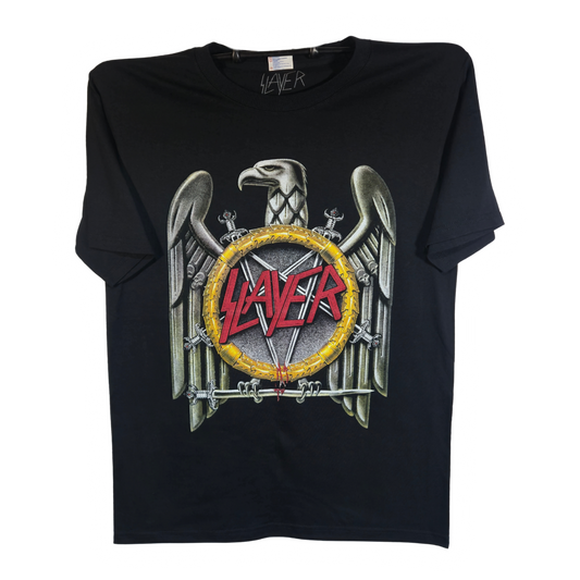 Slayer - Eagle Playera Manga Corta Negra