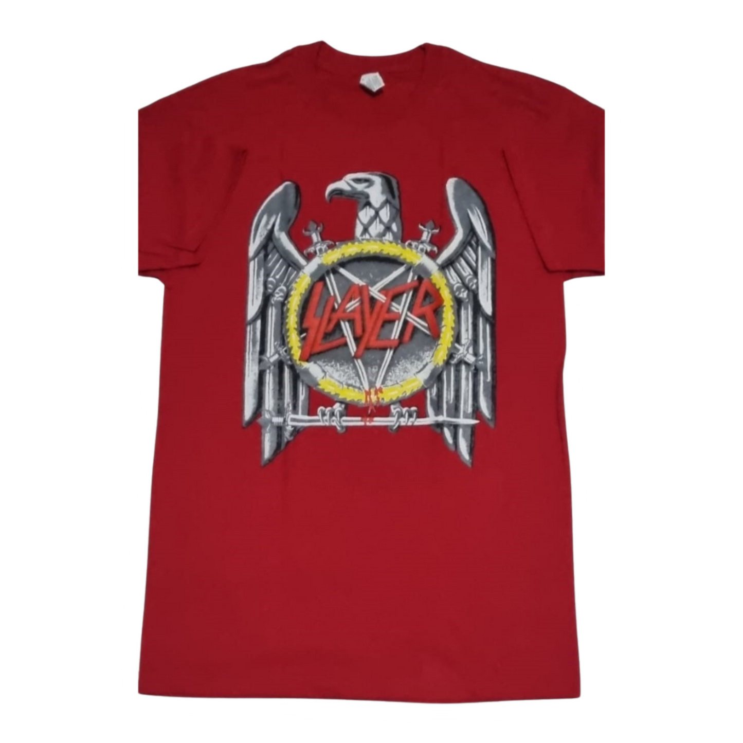 Slayer - Eagle Playera Manga Corta Roja