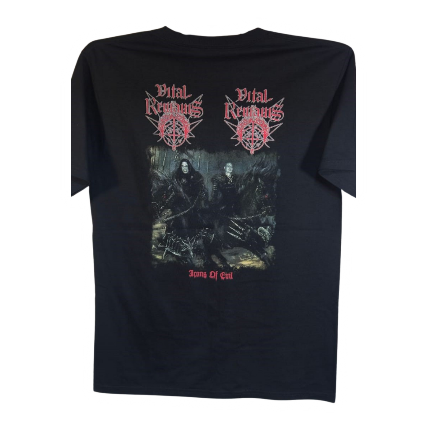 Vital Remains - Icons Of Evil Playera Manga Ciorta