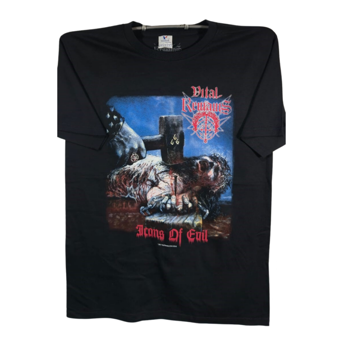Vital Remains - Icons Of Evil Playera Manga Ciorta
