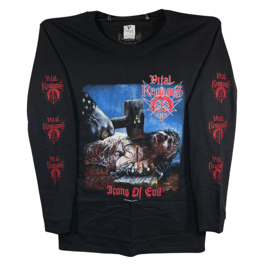 Vital Remains - Icons Of Evil Playera Manga Larga