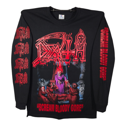 Death - Scream Bloody Gore Playera Manga Larga