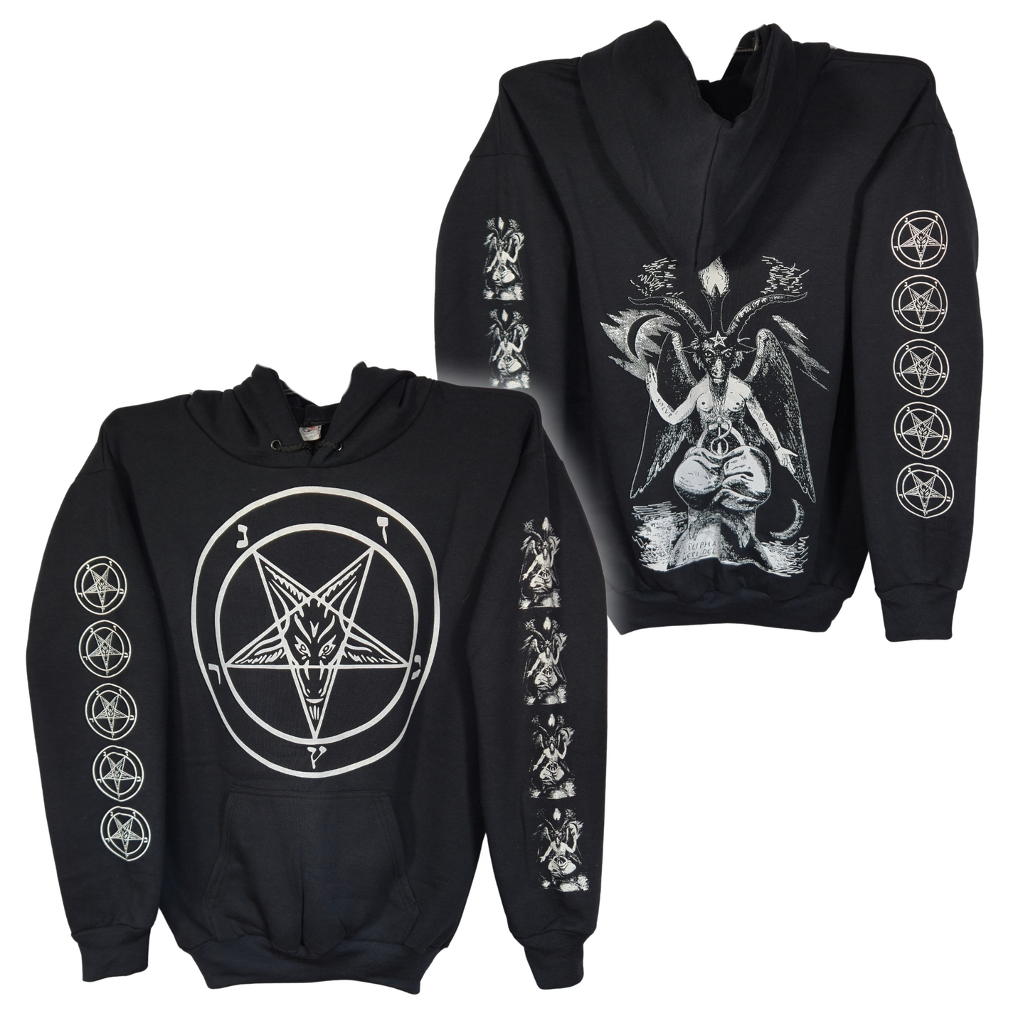 0666 - Baphomet Sudadera Cerrada