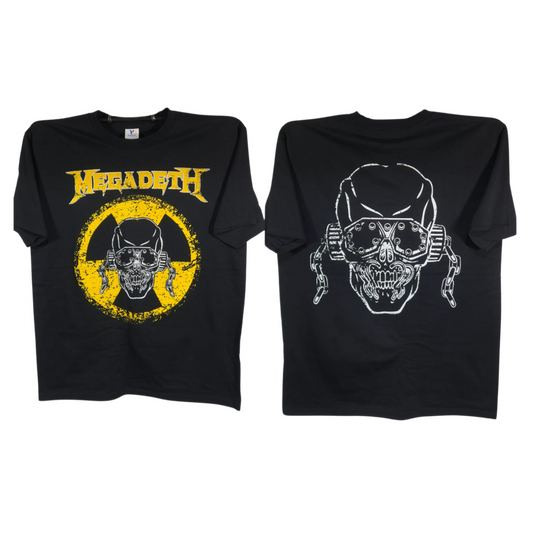 Megadeth - Vic Playera Manga Corta Negra